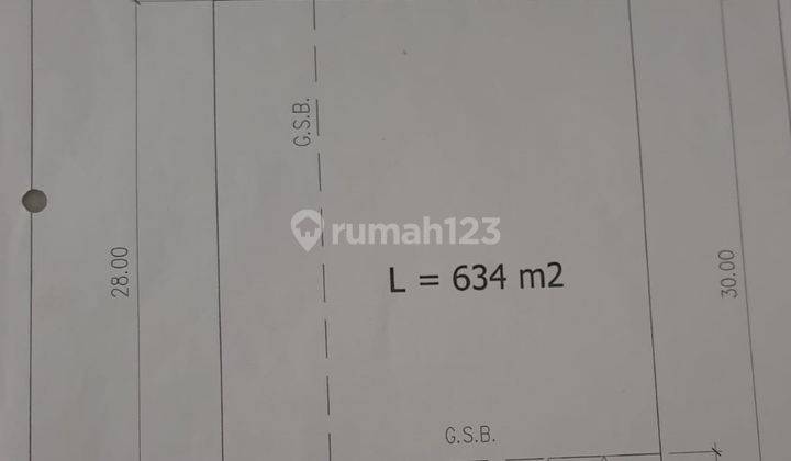 Kavling Hoek Luas 634 M2 di Cluster Mentari Alam Sutera  1