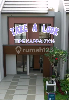 Sutera Rasuna Tipe Kappa - Rumah Mewah 7X14 By Alam Sutera dengan Area Art