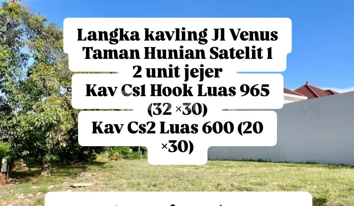 Rarely Available Plots at Taman Hunian Satelit 1 Darmo