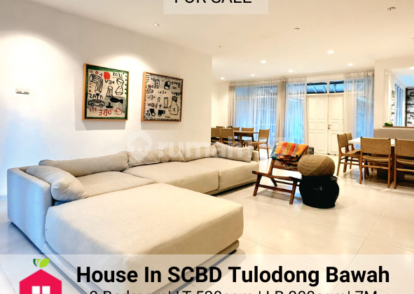 For Sale House In Scbd Tulodong Bawah