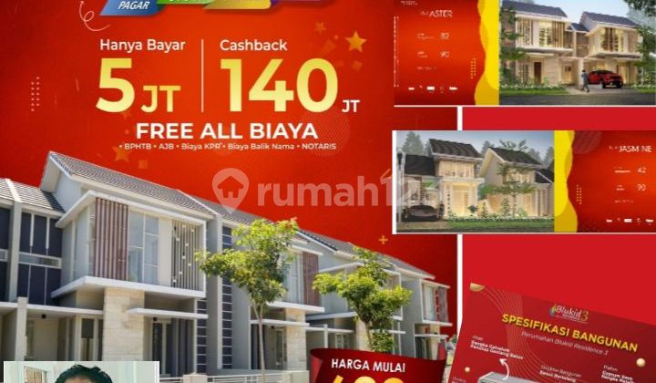 Rumah Sidoarjo Murah Blukid Residence3 Cicilan 2-3Jt-an/Bln* 1