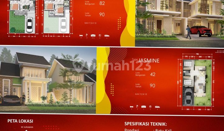 Rumah Sidoarjo Murah Blukid Residence3 Cicilan 2-3Jt-an/Bln* 2