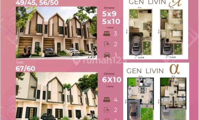 Rumah Surabaya Murah 2lt Grand Semanggi Residence2 Ang 2jt-an Rumah SHM Bagus di Wonorejo Rungkut Jaya, Wonorejo, Kec. Rungkut, Surabaya, Jawa Timur, Wonorejo 2
