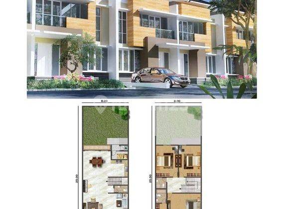 Rumah Serenade Lagoon 8x25 Tipe Palm 2