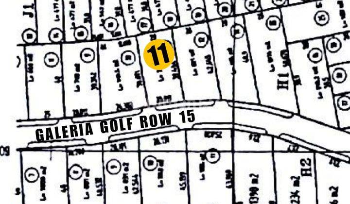 Kavling Row Jalan Besar Area Golf Citraland 1