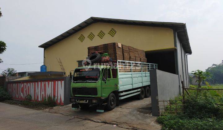 Kavling dan gudang di legok tangerang di Jalan raya Curug SHM 2