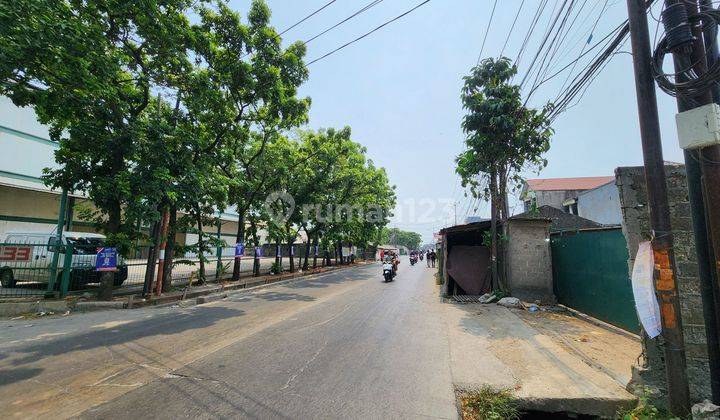 Kavling tanah gudang pinggir jalan raya Kapuk Kamal Raya jakarta utara 2