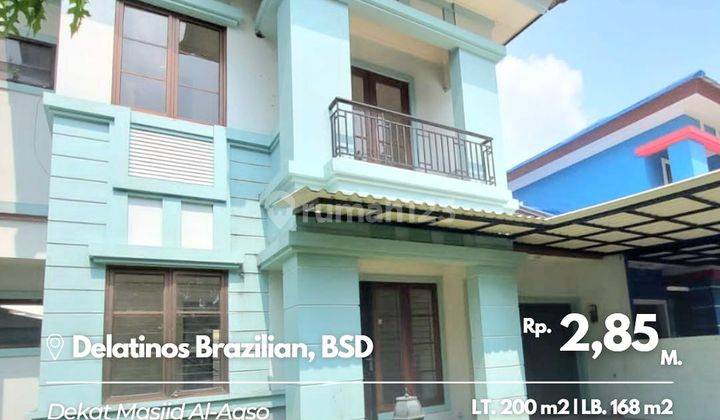 Rumah Delatinos Bsd Shm Hadap Utara 2 Lantai 1