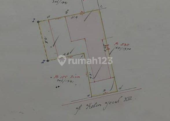 Rumah Tua Hitung Tanah Di Gajamada Kebon Jeruk Shm 2