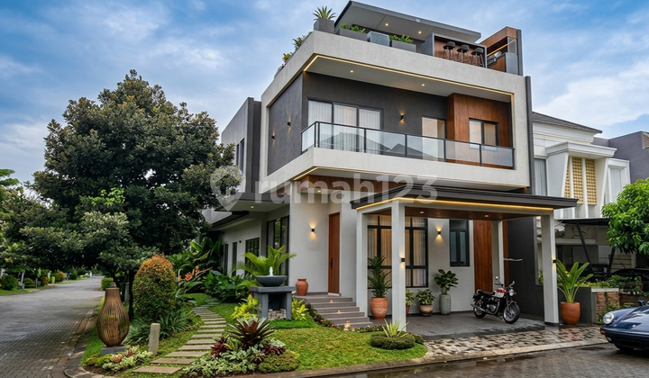 Rumah Hoek Baru Greenwich BSD Hadap Selatan