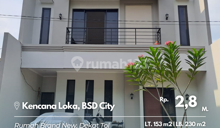 Rumah Siap Huni Kencanaloka Bsd Hadap Utara