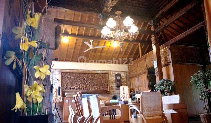 Unique Antique Joglo House with Javanese Balinese Architecture in Bekasi, Fully Furnished, Ancient Ethnic Near Cawang and Halim Airport 1