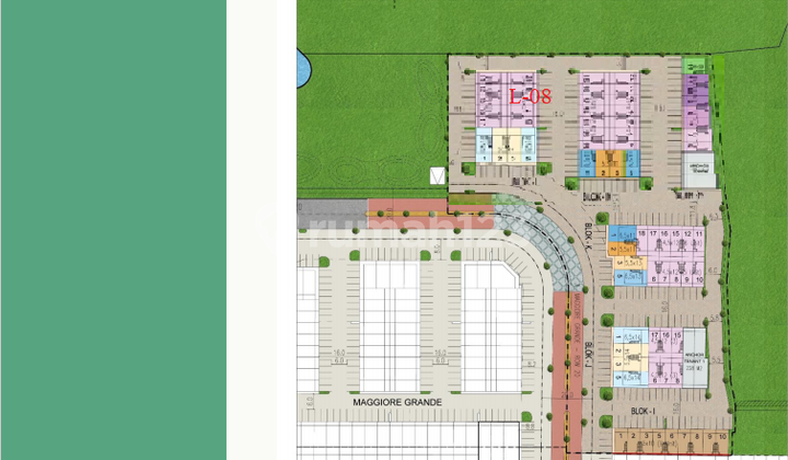 Maggiore Ruko Side Facing But Visible from Main Street Free IPTL Until Jan 2024 1 Year 2