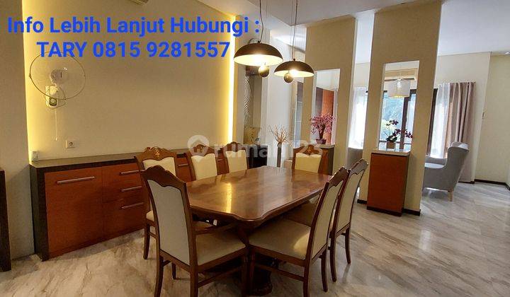 KAN RUMAH 4 LANTAI FULLY FURNISHED BAGUS ADA FASILITAS LIFT, 5 KAMAR TIDUR VIEW TAMAN. 1