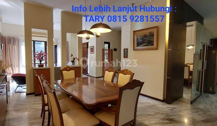 KAN RUMAH 4 LANTAI FULLY FURNISHED BAGUS ADA FASILITAS LIFT, 5 KAMAR TIDUR VIEW TAMAN. 2