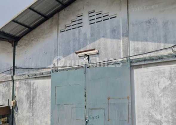 Gudang Kapuk Kayu Besar Jakarta Luas 360M2 Akses Container 40Feet