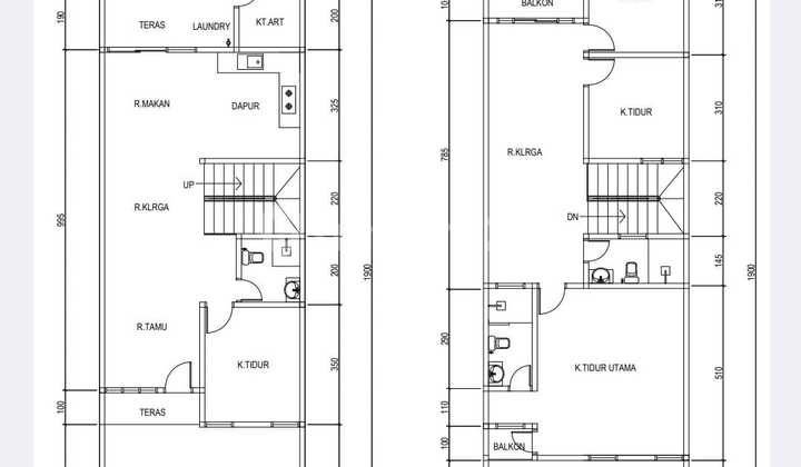 Rumah Brand New di Metland Puri Tangerang Luas 6X19 2 Lantai SHM 2