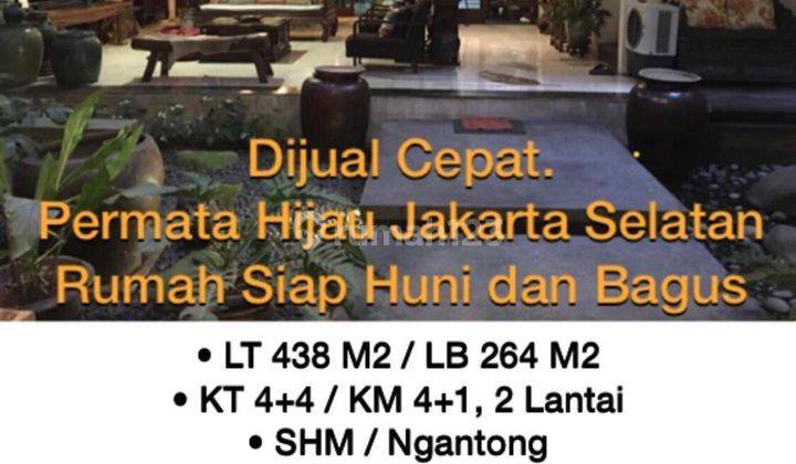 Rumah Bagus Permata Hijau Jakarta Selatan 2 Lantai Shm Siap Huni 2