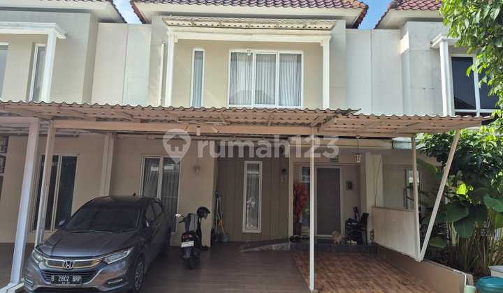 House in Gading Serpong Tangerang, Size 8x15m, 2 Floors, SHM, Semi-Furnished