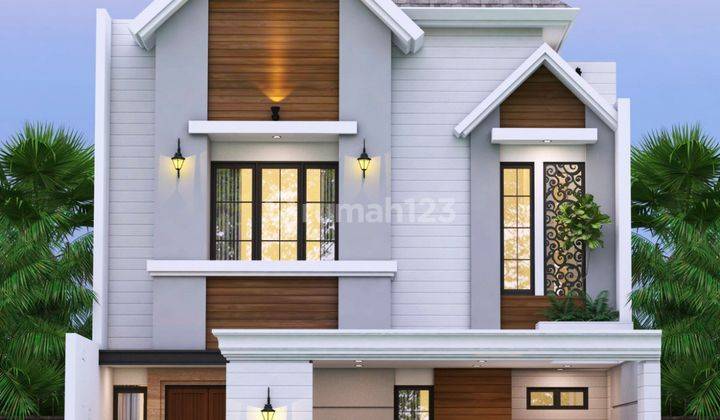 Rumah 2 Lantai Baru Sertifikat Hak Milik di Babatan Pantai, Surabaya 1