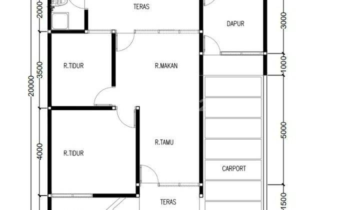 Rumah Bagus Unfurnished SHM di Wisma Mukti, Surabaya 2