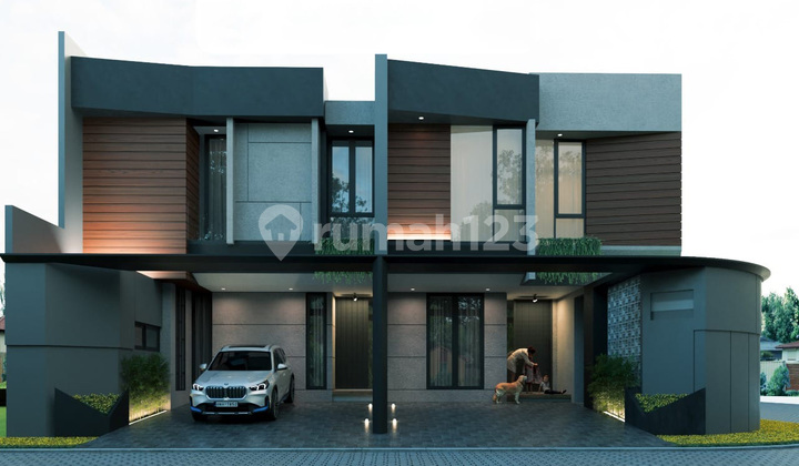 Rumah 2 Lantai Baru SHM di Raya Kutisari, Surabaya 1