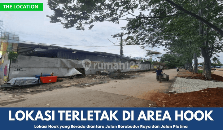 Gudang Terbuka di Jalan Komersil Borobudur Karawaci Tangerang