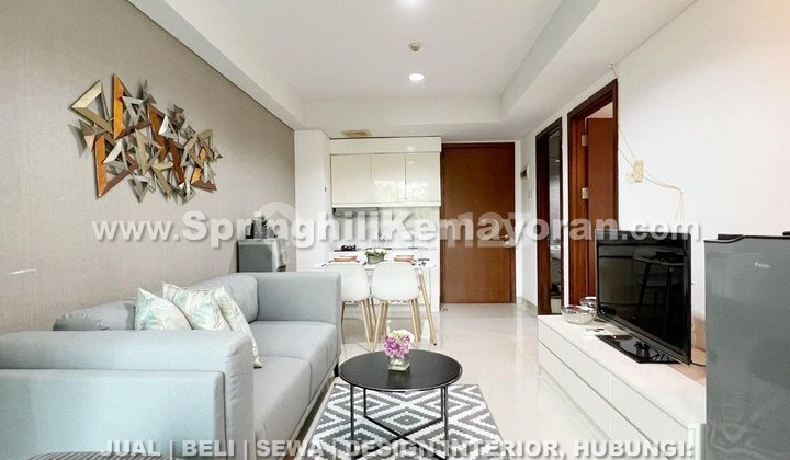 Fully Furnished! Springhill Terrace Kemayoran Tipe 2BR (58m) 2