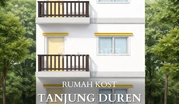 Dijual Rumah Kost Baru 12 Kamar di Tanjung Duren, Jakarta Barat