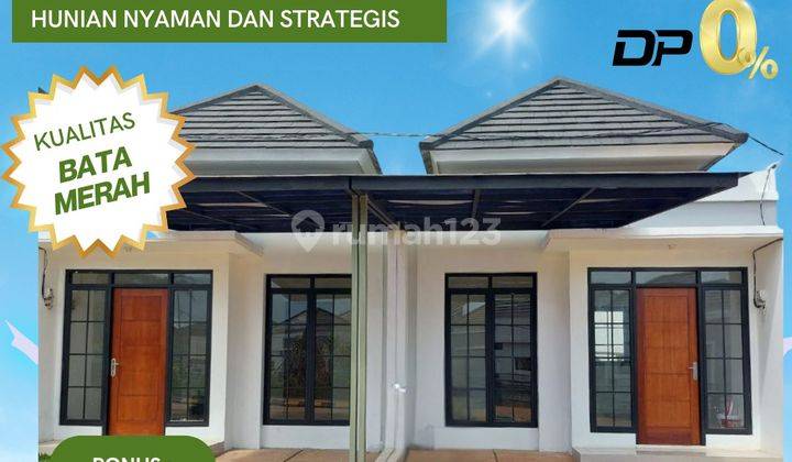 Rumah Cluster Kualitas Bata Merah Dkt Stasiun Sudimara Free Biaya 1