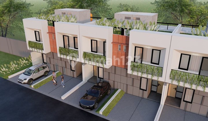 Rumah 2,5 Lantai dg Rooftop Lokasi Pondok Ranji Bintaro Free Biaya2 10