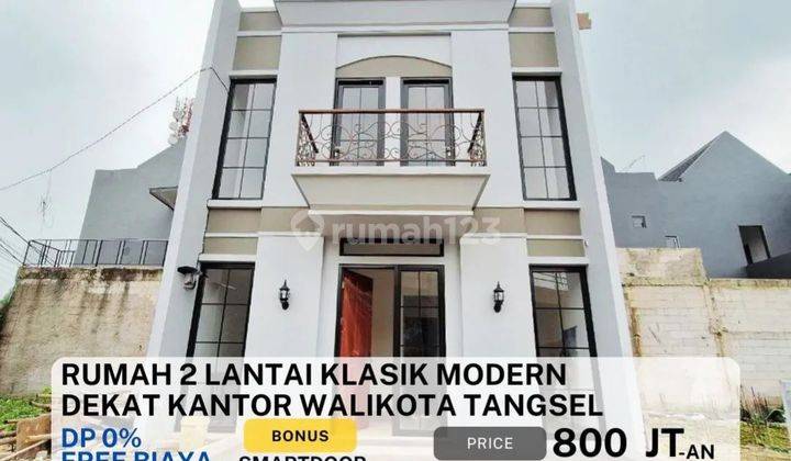 Rumah Classic Siap Huni di Pamulang Harga Ekonomis 5 Juta All in 1