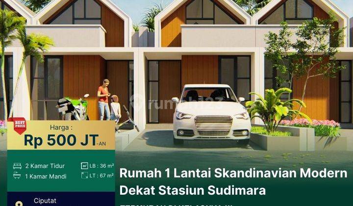 Rumah Murah Cantik Minimalis Jln Kaki Ke Stasiun Sudimara 1