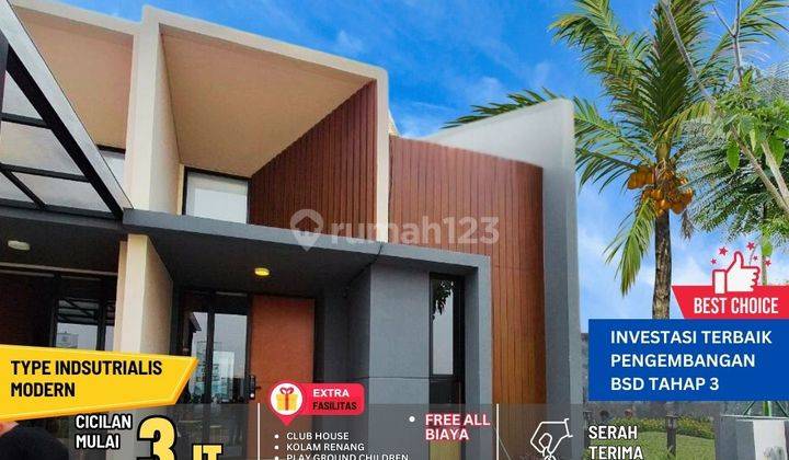 Rumah Industrial Siap Huni Dikawasan Bsd Tahap 3 Invest Terbaik 1