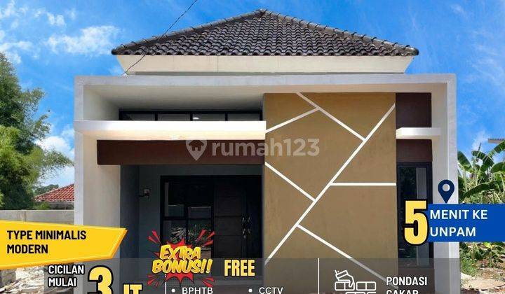 Rumah Cantik Siap Huni Harga Ekonomis Cicilan 3 Jutaan 1