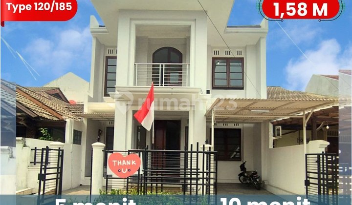 Rumah 2 Lt Siap Huni Tanah Luas Bangunan Kokoh Dkt Bintaro Jaya Rumah 2 Lt Siap Huni Tanah Luas Bangunan Kokoh Dkt Bintaro Jaya