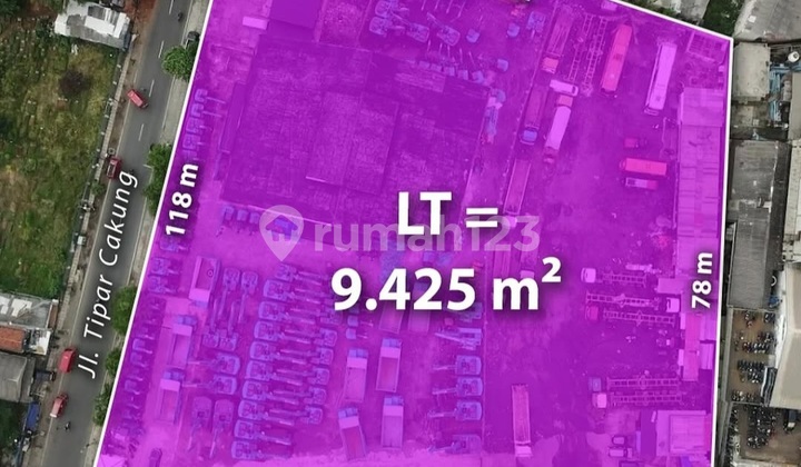Cheap Commercial Location for Sale in Raya Bekasi / Tipar Cakung. Area 9460m2. Cheap Commercial Location for Sale in Raya Bekasi / Tipar Cakung. Area 9460m2.