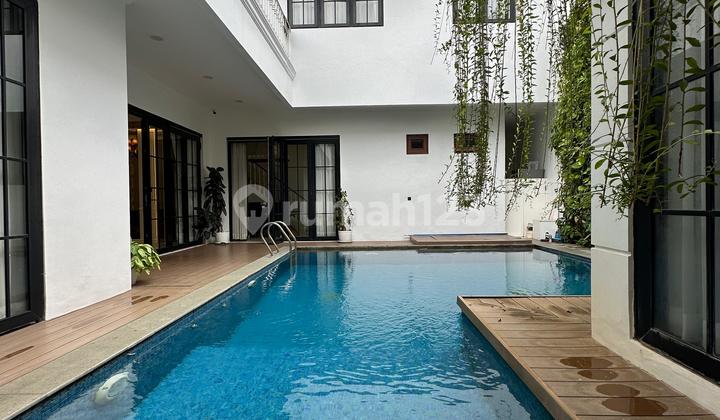 For Sale New Lux Renovated House in Senopati SCBD Area - Kebayoran Baru. 400m Fully Furnished IDR 28 Billion.
