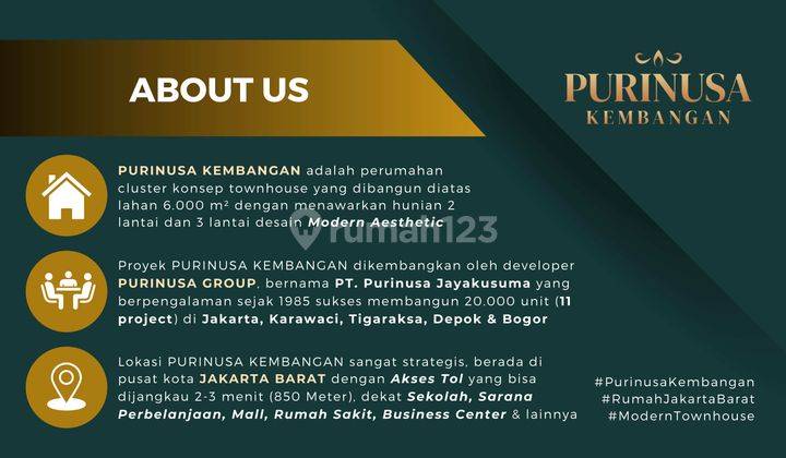 Purinusa Kembangan New Townhouse Cluster Jakarta Barat 2