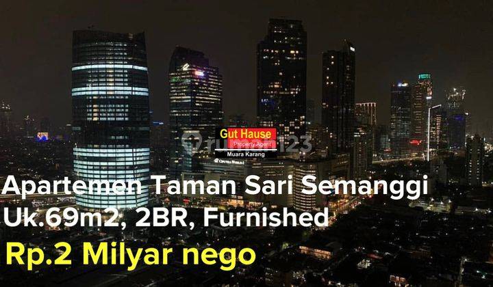  Apartemen Tamansari Semanggi Apartemen 2 Kamar Tidur Bagus 1