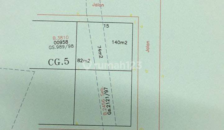  Tanah di Taman Golf Modern Land Tangerang , Modernland 296 M² 2