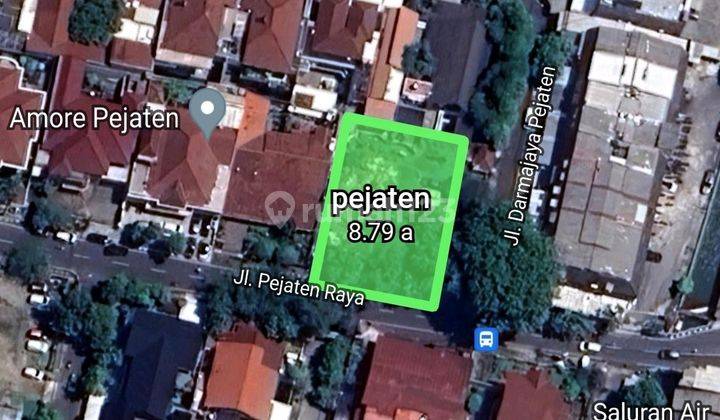 Tanah di pejaten raya Jakarta selatan, Pejaten 869 m² 1