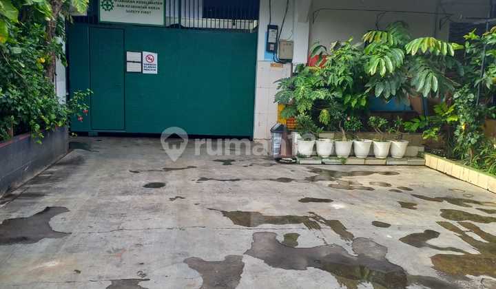 Warehouse with 1-car access road plus office space in Mustika Jaya, Bekasi.