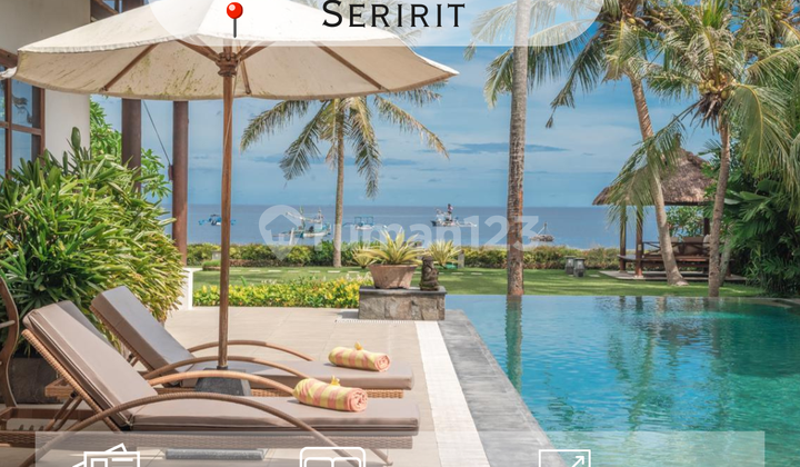 For Sale Spacious Beach Front Villa With Nice Garden di Seririt For Sale Spacious Beach Front Villa With Nice Garden di Seririt