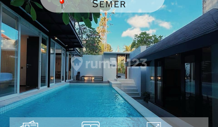 For Sale Modern 2-Story Villa Location Semer, Badung Bali For Sale Modern 2-Story Villa Location Semer, Badung Bali