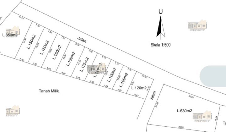 For Sale  Kavlingan Freehold land at Padang galak Sanur 2