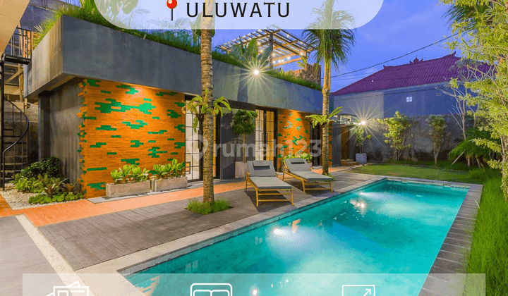 Villa Modern, Hanya 5 Menit Dari Pusat Uluwatu Bali 1