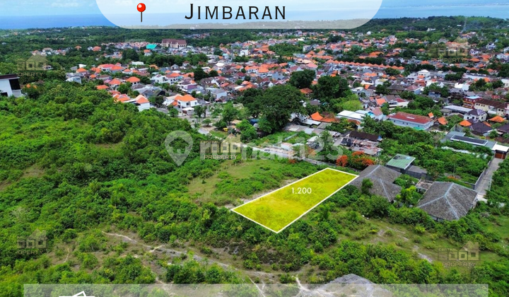 Tanah Dijual di Jimbaran dengan Panorama Laut - Freehold/Shm