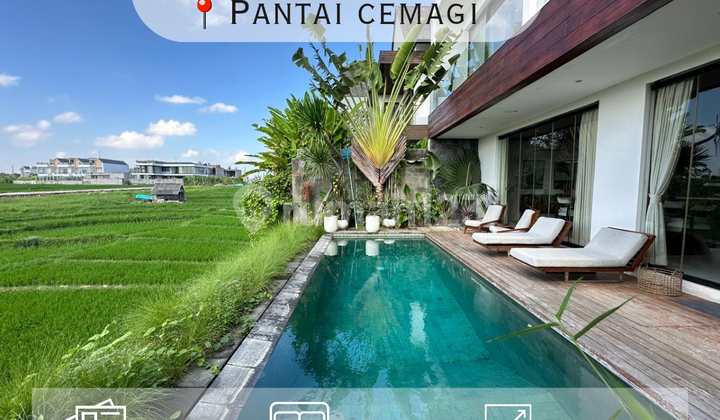 Villa For Sale With Rice Field View in The Cemagi Beach Area Villa For Sale With Rice Field View in The Cemagi Beach Area