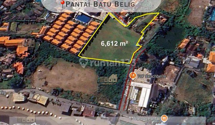 Dijual Tanah Premium View Ocean di Pantai Batu Belig  1